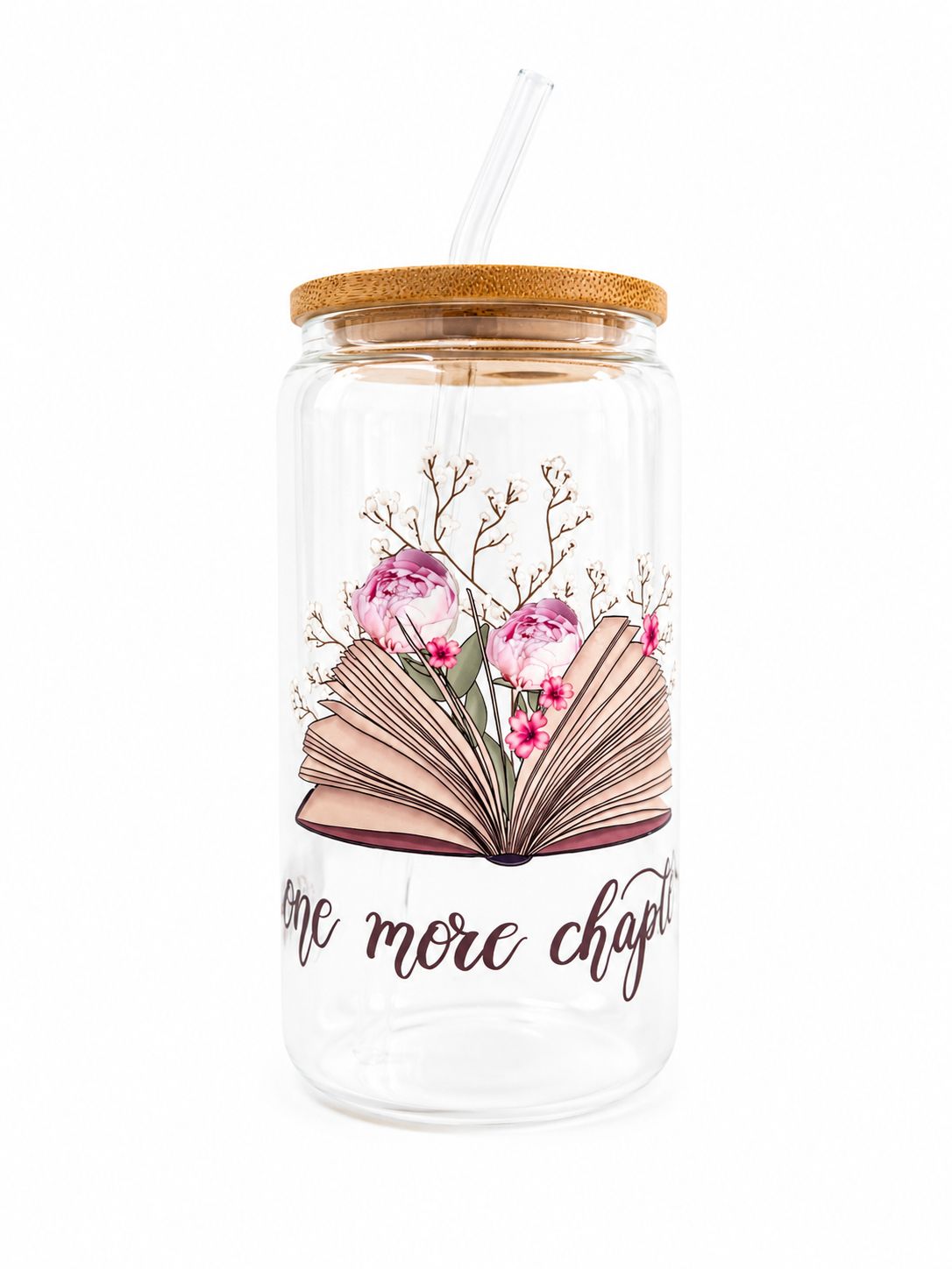 One more chapter - 16oz Glass cup