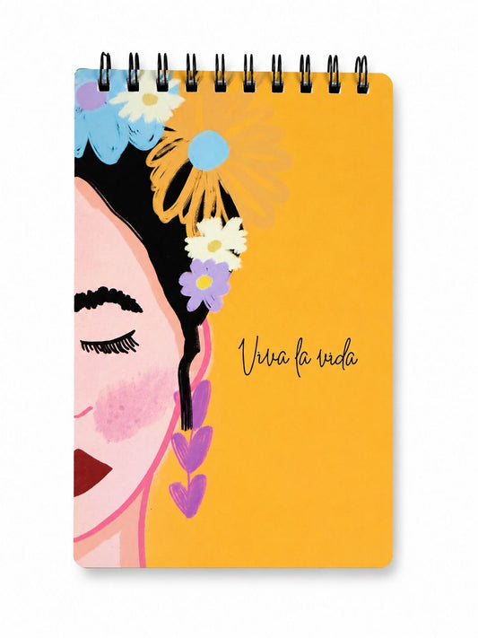 Frida Kahlo "VIVA LA VIDA" Index Card Binder