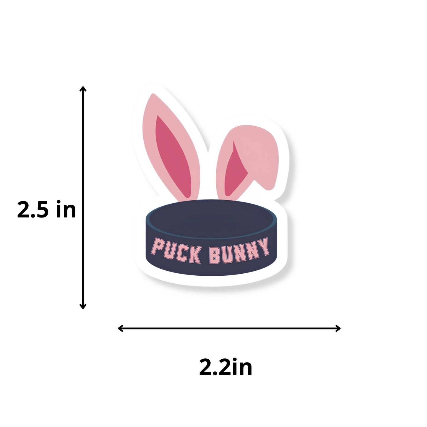 Puck Bunny Sticker