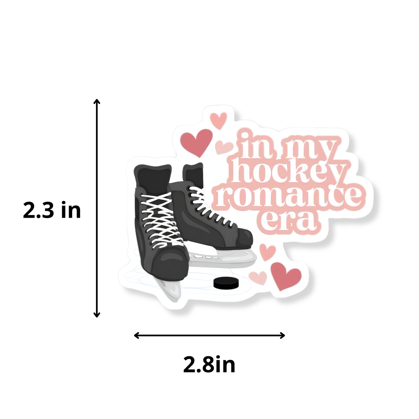 In my hockey romance era Sticker