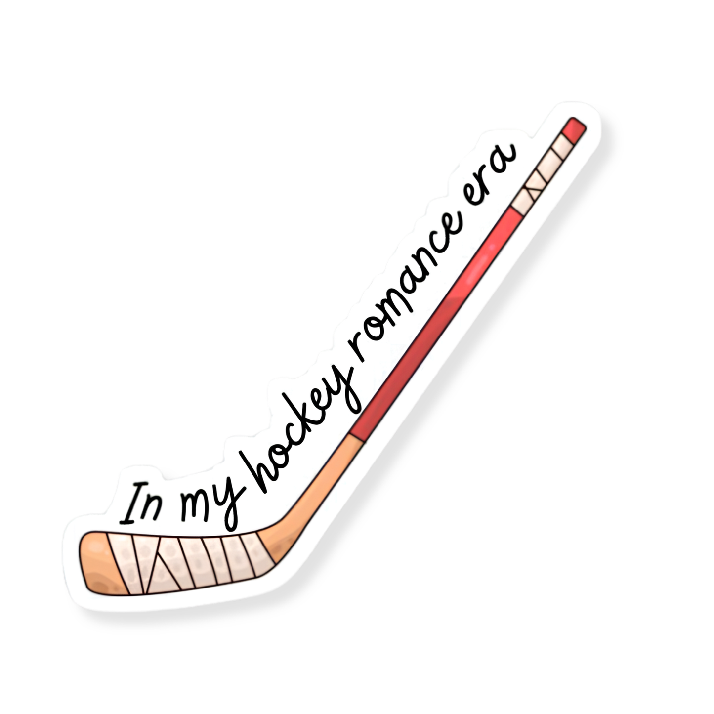 In my hockey romance era Sticker