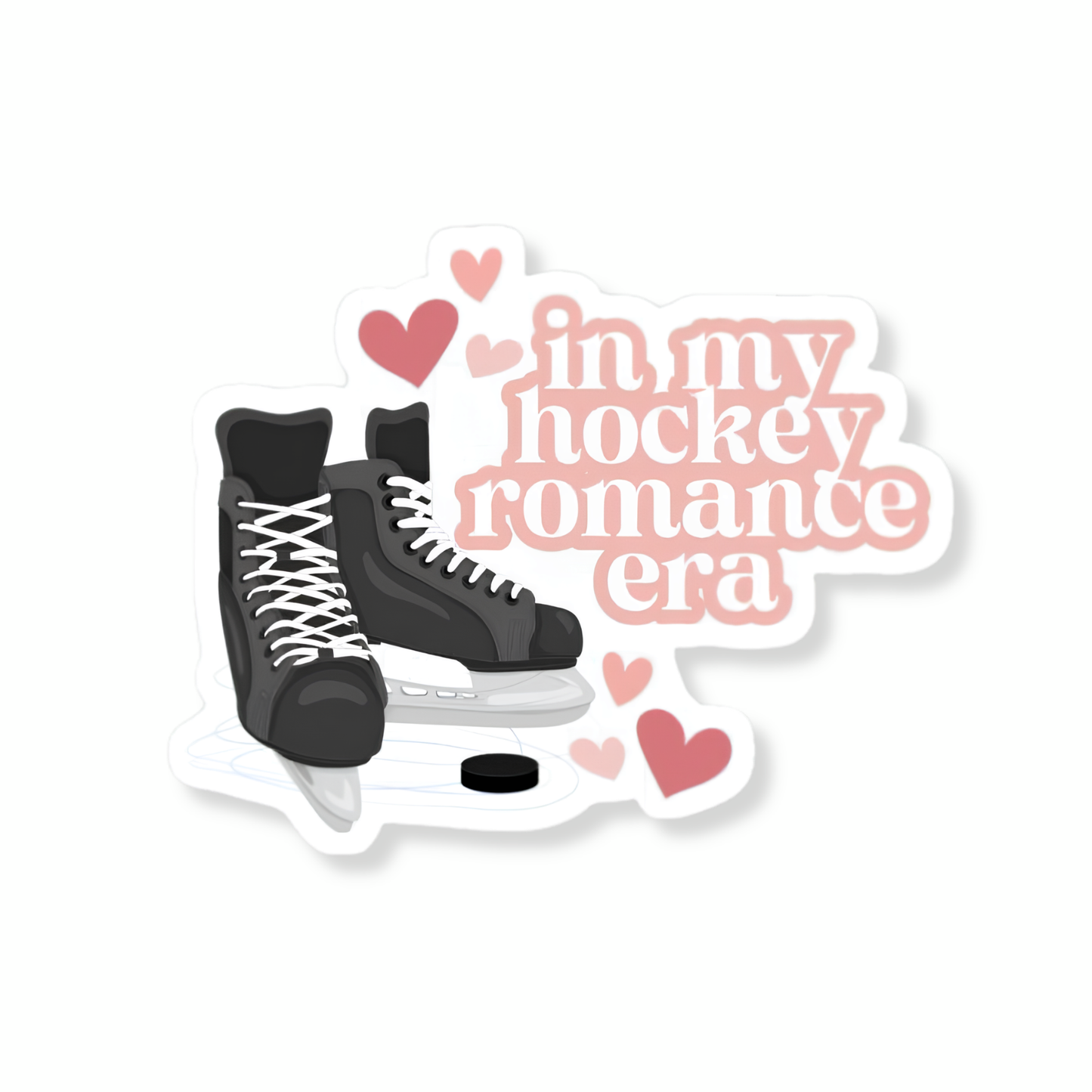 In my hockey romance era Sticker