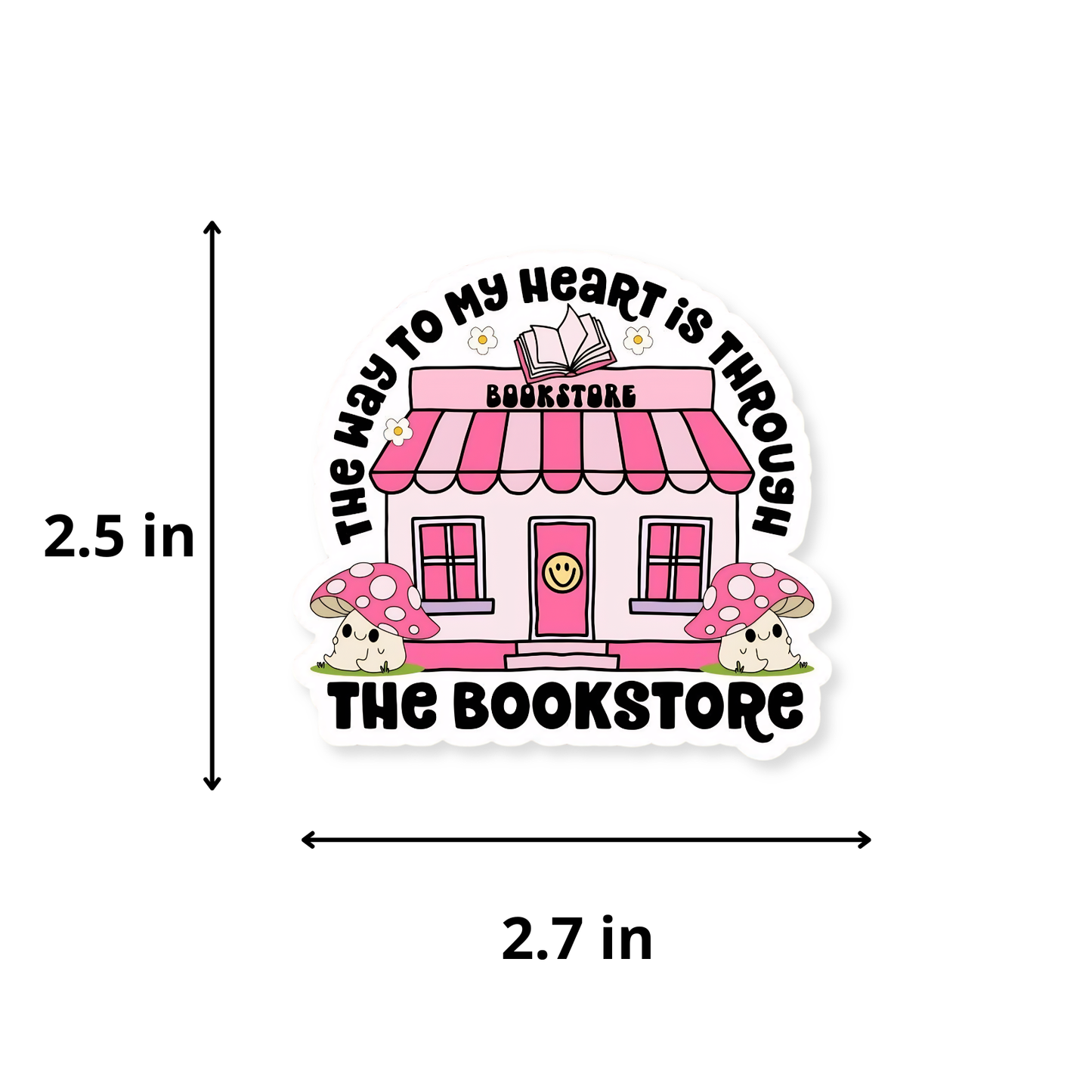 The Bookstore Sticker